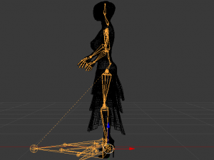 Woman in a Dress 041 3Dモデル
