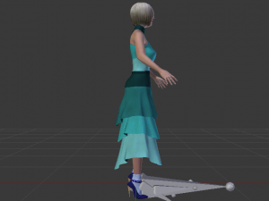 Woman in a Dress 042 3D 模型