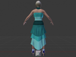 Woman in a Dress 042 3D 模型