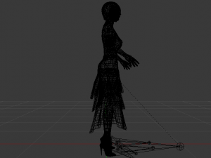 Woman in a Dress 042 3D 模型