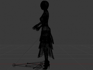 Woman in a Dress 042 3D 模型