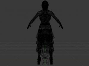 Woman in a Dress 042 3D 模型