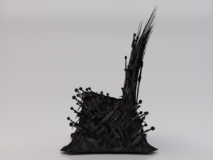 The Throne from the Game of Thrones - Iron Throne Modèle 3D