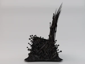 The Throne from the Game of Thrones - Iron Throne 3D Model