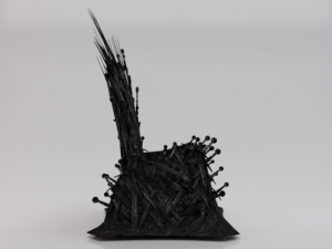 The Throne from the Game of Thrones - Iron Throne Modèle 3D