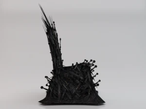 The Throne from the Game of Thrones - Iron Throne 3D Model