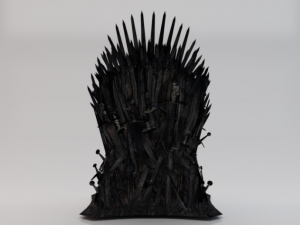 The Throne from the Game of Thrones - Iron Throne Modèle 3D