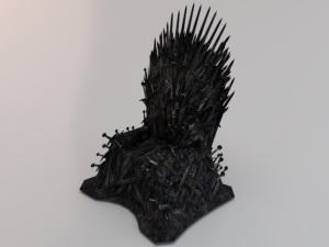 The Throne from the Game of Thrones - Iron Throne Modèle 3D
