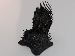 The Throne from the Game of Thrones - Iron Throne 3D Model