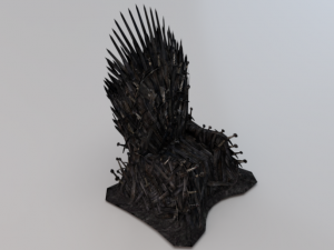 The Throne from the Game of Thrones - Iron Throne Modèle 3D