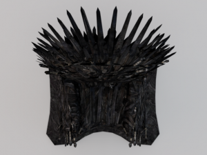 The Throne from the Game of Thrones - Iron Throne Modèle 3D
