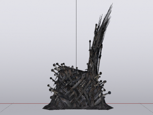 The Throne from the Game of Thrones - Iron Throne Modèle 3D
