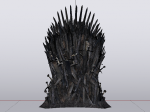 The Throne from the Game of Thrones - Iron Throne Modèle 3D