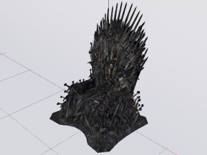 The Throne from the Game of Thrones - Iron Throne Modèle 3D