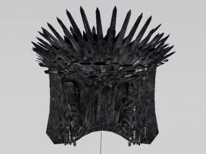 The Throne from the Game of Thrones - Iron Throne Modèle 3D