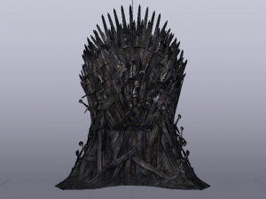 The Throne from the Game of Thrones - Iron Throne Modèle 3D