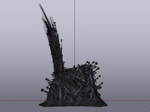 The Throne from the Game of Thrones - Iron Throne Modèle 3D