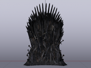 The Throne from the Game of Thrones - Iron Throne Modèle 3D