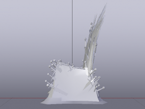 The Throne from the Game of Thrones - Iron Throne Modèle 3D