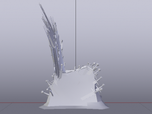 The Throne from the Game of Thrones - Iron Throne Modèle 3D