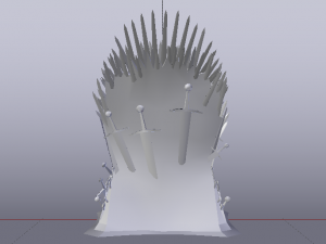 The Throne from the Game of Thrones - Iron Throne Modèle 3D