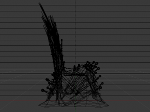 The Throne from the Game of Thrones - Iron Throne Modèle 3D