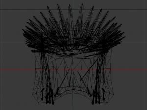 The Throne from the Game of Thrones - Iron Throne Modèle 3D