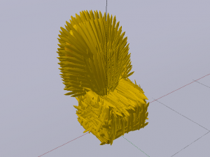 The Golden Fantasy Throne 01 3Dモデル