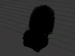 The Golden Fantasy Throne 01 3D Model
