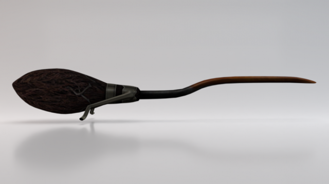 Firebolt Broomstick Modèle 3D .c4d .max .obj .3ds .fbx .stl .blend 