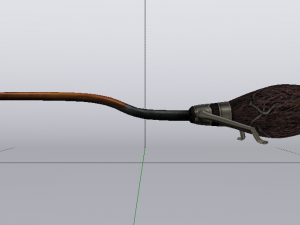 Firebolt Broomstick Modèle 3D