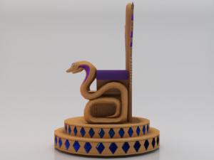 Fantasy Throne - Iridescence Throne Model 3D