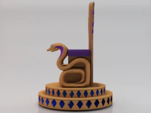 Fantasy Throne - Iridescence Throne 3D Model