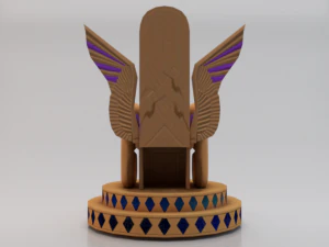 Fantasy Throne - Iridescence Throne 3D Model