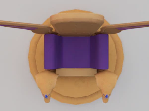 Fantasy Throne - Iridescence Throne 3D Model