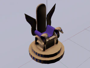 Fantasy Throne - Iridescence Throne 3D Model
