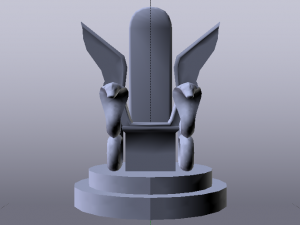 Fantasy Throne - Iridescence Throne Model 3D