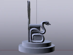 Fantasy Throne - Iridescence Throne 3D Model