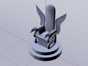 Fantasy Throne - Iridescence Throne 3D Model