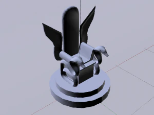 Fantasy Throne - Iridescence Throne 3D Model
