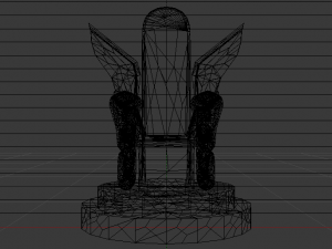 Fantasy Throne - Iridescence Throne Model 3D