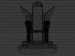 Fantasy Throne - Iridescence Throne 3D Model