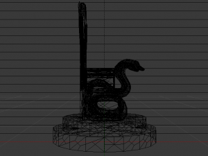 Fantasy Throne - Iridescence Throne Model 3D