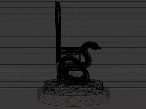 Fantasy Throne - Iridescence Throne 3D Model