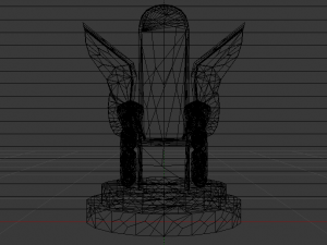 Fantasy Throne - Iridescence Throne Model 3D