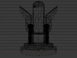 Fantasy Throne - Iridescence Throne 3D Model
