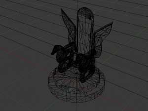 Fantasy Throne - Iridescence Throne Model 3D