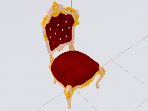 Fashionable Modern Chair 01 3D 模型