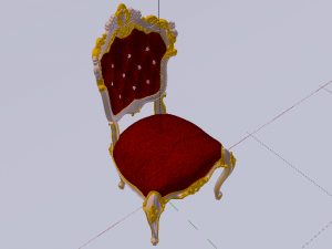 Fashionable Modern Chair 01 3D 模型
