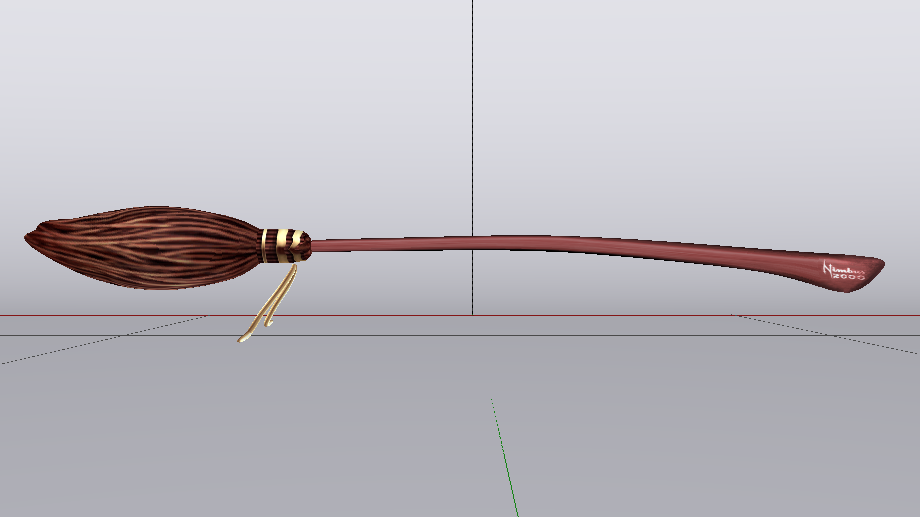 Nimbus 2000 - Broomstick 3D Model in Other 3DExport